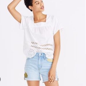 Madewell Angelica Eyelet Top